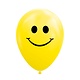 Gele Smiley Ballonnen (8st)