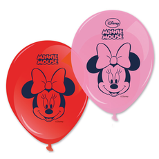 Minnie Mouse Ballonnen Roze/Rood (8st)