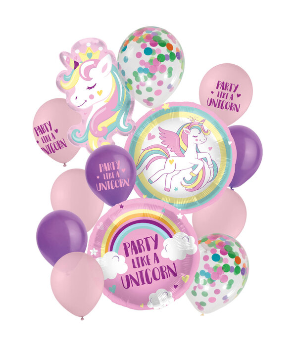 Ballonnen Set Eenhoorn Party Like A Unicorn