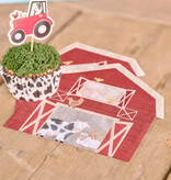 Servetten Boerderijschuur Farm Scene (16st)