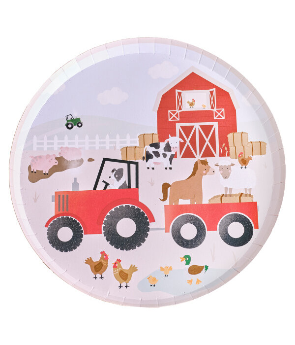 Bordjes Boerderijdieren Farm Scene (8st)