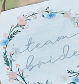 Boho Floral Servetten Team Bride (16st)