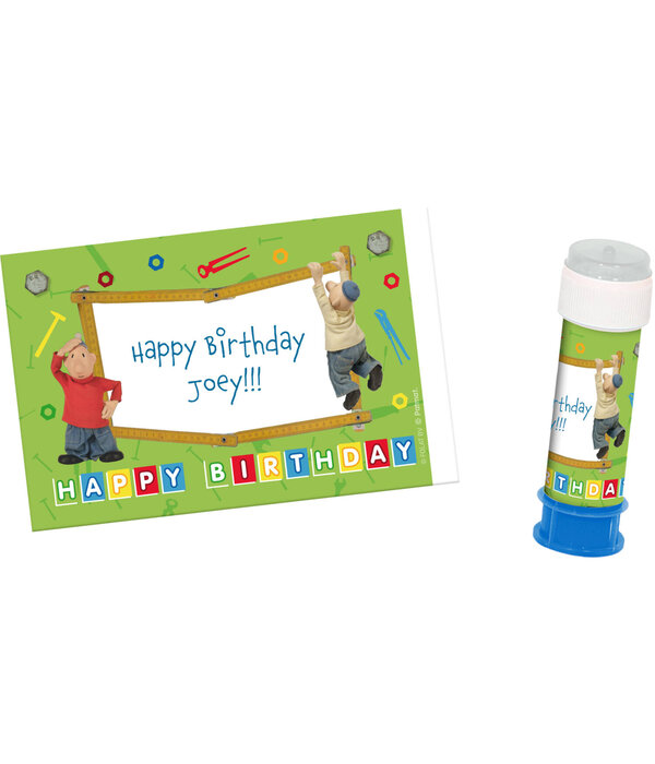 Buurman en Buurman Bellenblaas Stickers (6st)