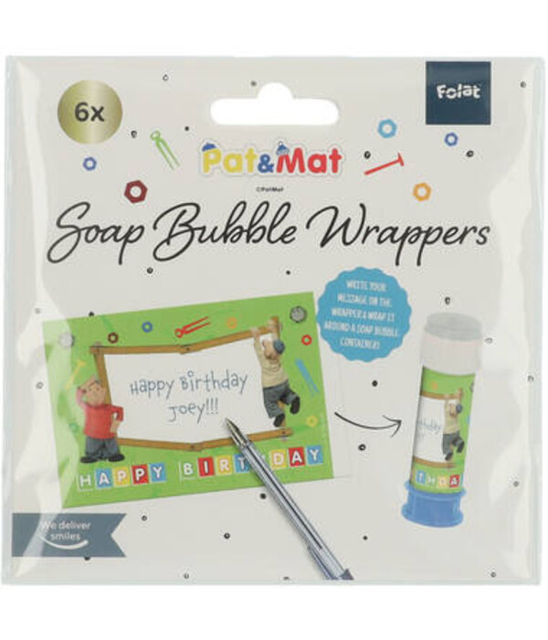 Buurman en Buurman Bellenblaas Stickers (6st)