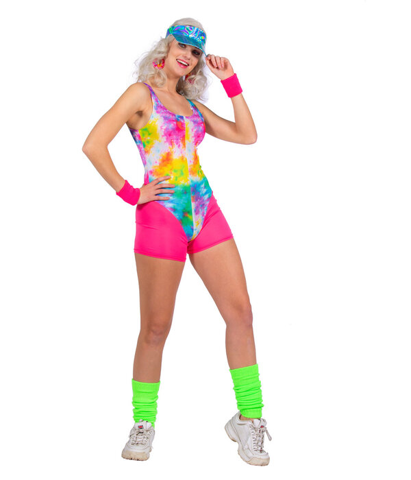 Aerobic Babe Outfit Dames Pink
