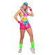 Aerobic Babe Outfit Dames Pink