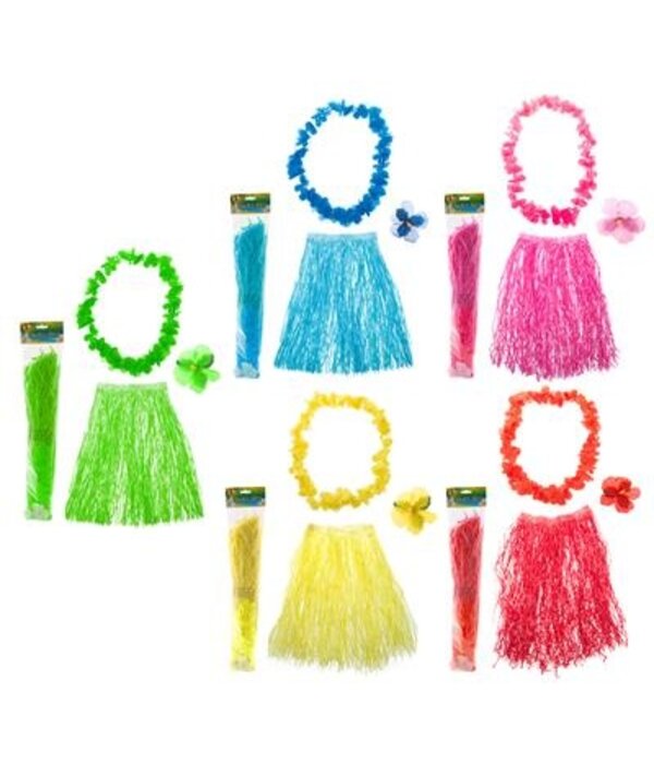 Tropische Verkleedset 3-delig Olina