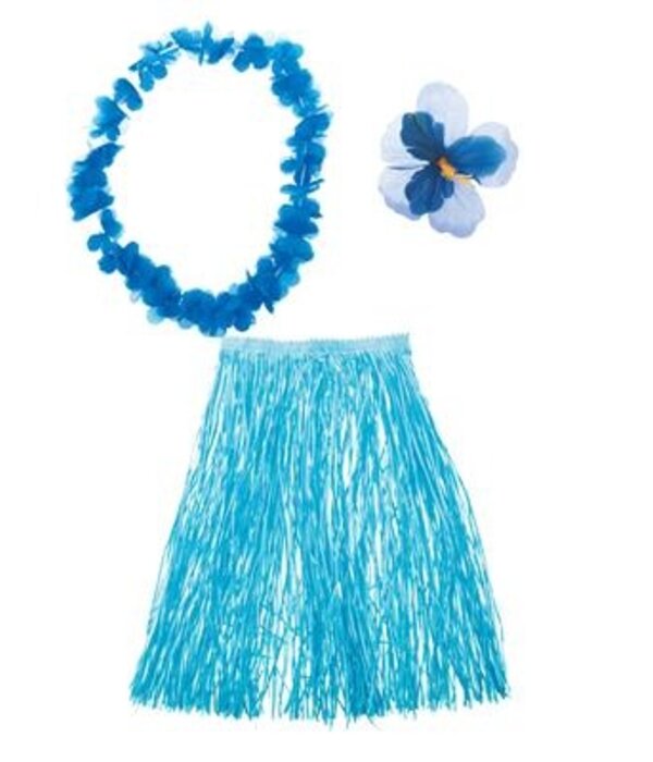 Tropische Verkleedset 3-delig Olina