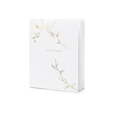 Gastenboek Met Gouden Takjes Motief (20x24,5cm)