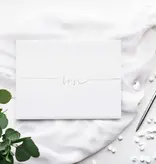 Gastenboek Love Wit/Zilver (24x18,5cm)