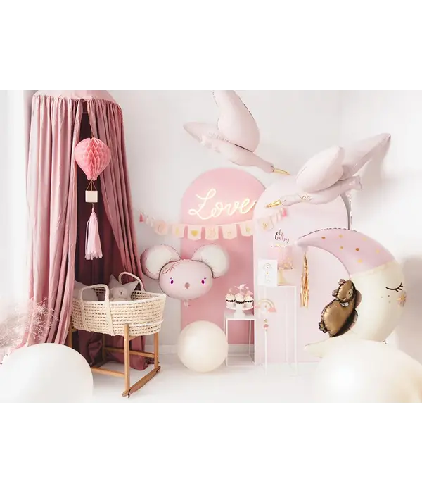 Folieballon Teddy Beer Op De Maan (71x86cm)