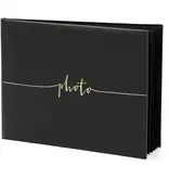 Fotoalbum Zwart met Gouden letters (24x18,5cm)