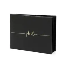 Fotoalbum Zwart met Gouden letters (24x18,5cm)