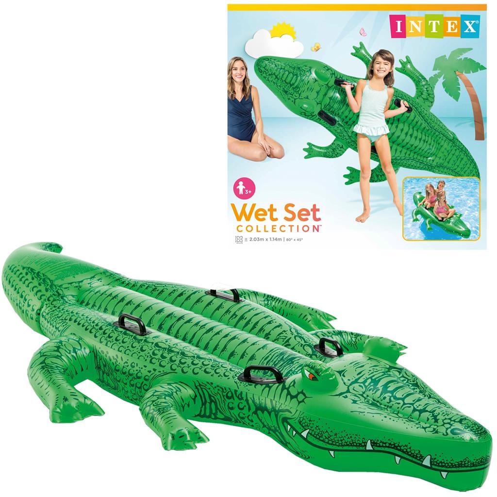 Ride-on Krokodil Giant XL (203x114 cm) afbeelding