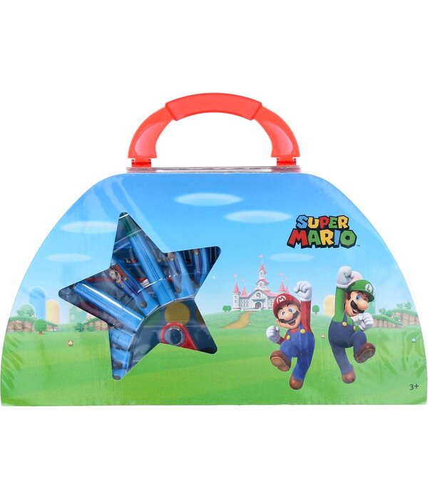Super Mario Kleurkoffer (51-Delig)