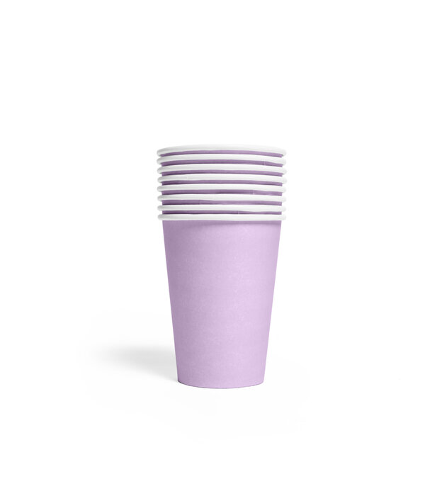 Party Bekers Lavendel (8st)