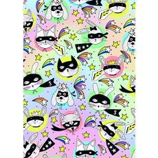 Rol Inpakpapier Super Animals