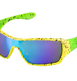 Partybril 80's Geel/Groen