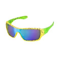 Partybril 80's Geel/Groen