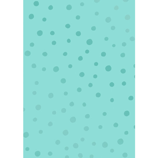 Cadeaupapier Blauw Stippen Fresh