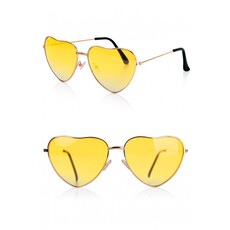 Hartjes Bril Geel