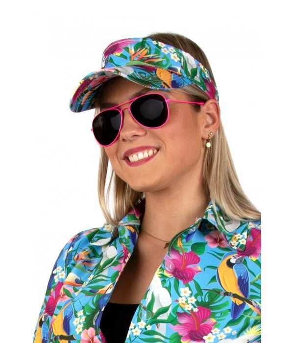 Hawaii Zonneklep Papegaaien Blauw