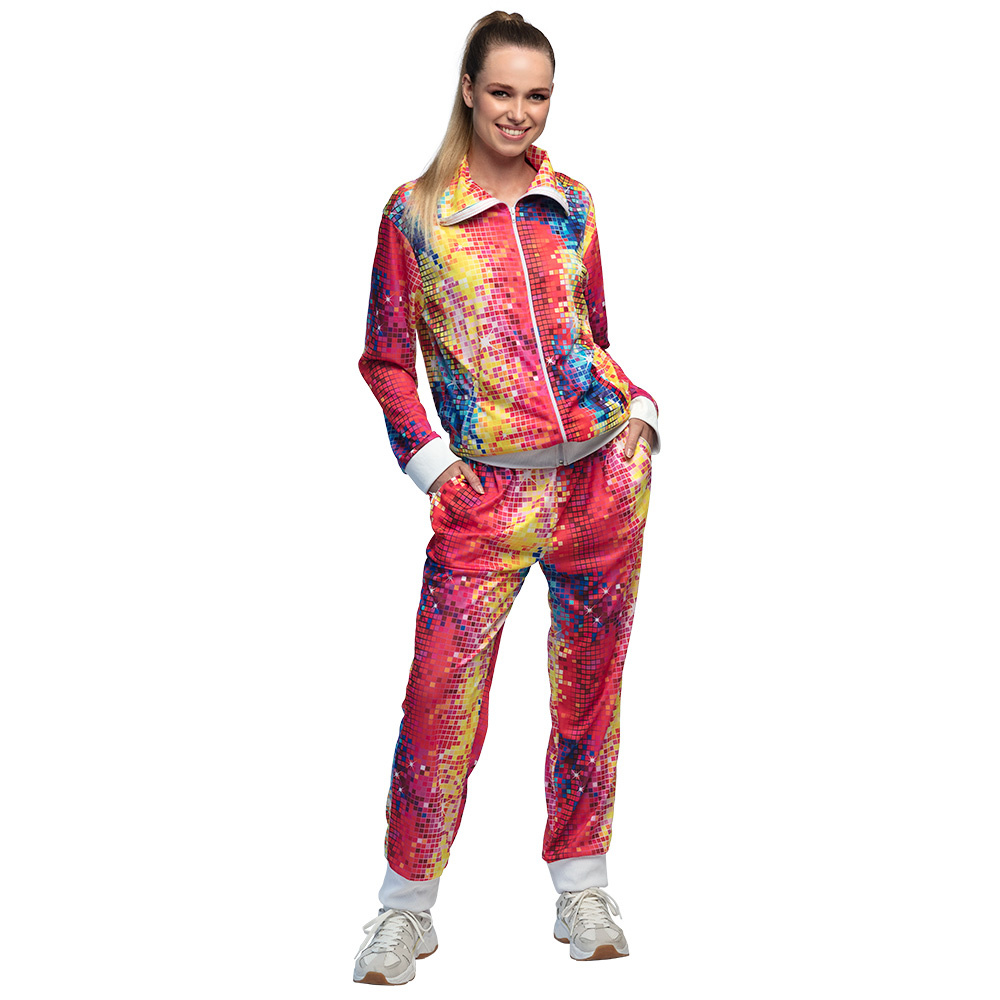 Boland - Trainingspak Disco babe - Multi - XL - Volwassenen - Aso