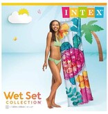 Luchtbed Colorful Flowers Intex (183x69cm)