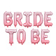 Folieballon Set 'Bride To Be' Roze (340x35 cm)