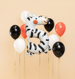 Folieballon Zebra Cijfer 5 (81cm)