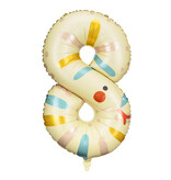 Folieballon Slang Cijfer 8 (81cm)