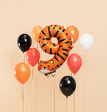 Folieballon Tijger Cijfer 9 (81cm)