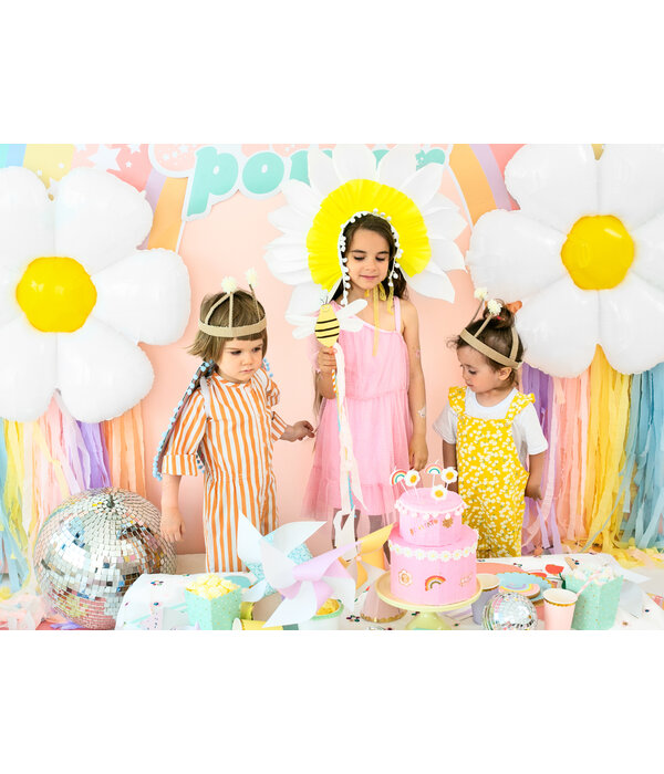 Kaarsjes Madeliefjes En Regenbogen (5st)