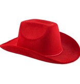 Rode Cowboyhoed fluweel Goodwin