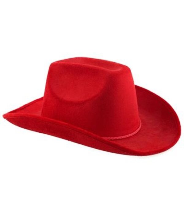 Rode Cowboyhoed fluweel Goodwin