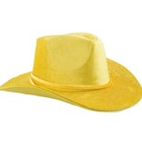 Gele Cowboyhoed Fluweel Goodwin