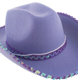 Cowgirl Hoed Paars Montana