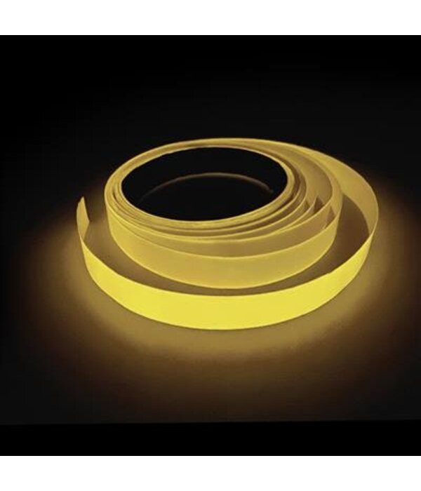 Glow In The Dark UV Tape Geel (5m)