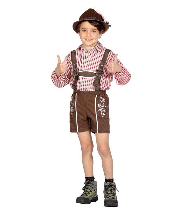 Tiroler Blouse Bordeau Kind Maximilian