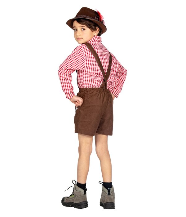 Tiroler Blouse Bordeau Kind Maximilian