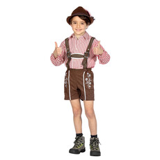 Oktoberfest Lederhose Kort Bruin Kind Milo