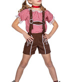 Oktoberfest Lederhose Kort Bruin Kind Milo