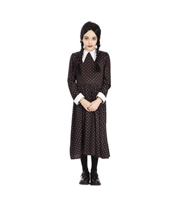 Gothic Addams Family Jurk Kind