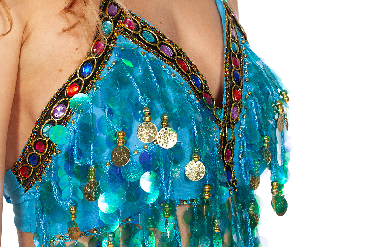 Festival Ibiza Coin Top Aqua afbeelding