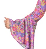 70's Hippie Jurk Paars Dames Diana