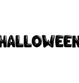 Folieballonnen Letter Halloween Zwart