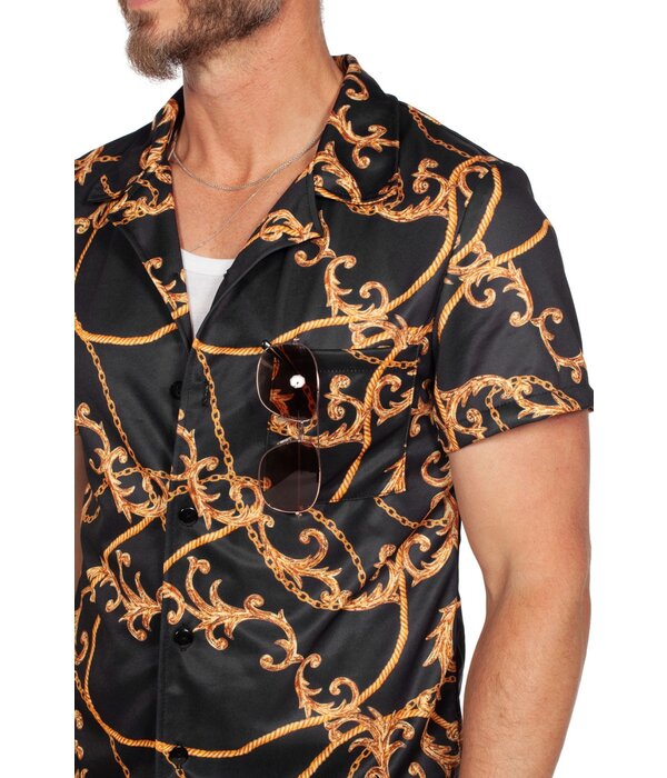 Party outfit Festival Heren Zwart/Goud Stanley