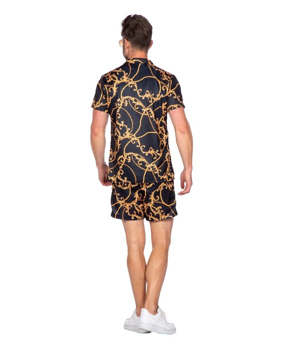 Party outfit Festival Heren Zwart/Goud Stanley