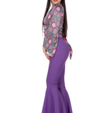 Blouse Flower Power Paars Dahlia