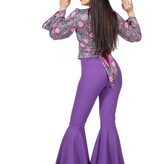 Blouse Flower Power Paars Dahlia